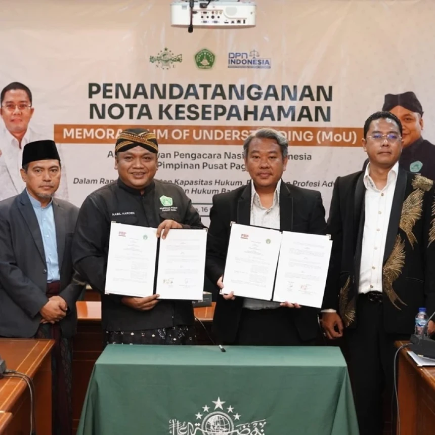 Pagar Nusa dan DPN Indonesia Teken MoU Beasiswa Profesi Advokat untuk 2.000 Kader