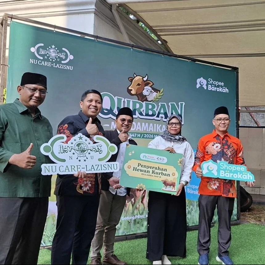 PBNU Terima Sapi Limosin Seberat 1 Ton untuk Kurban ke Pesantren Almanar Azhari, Depok