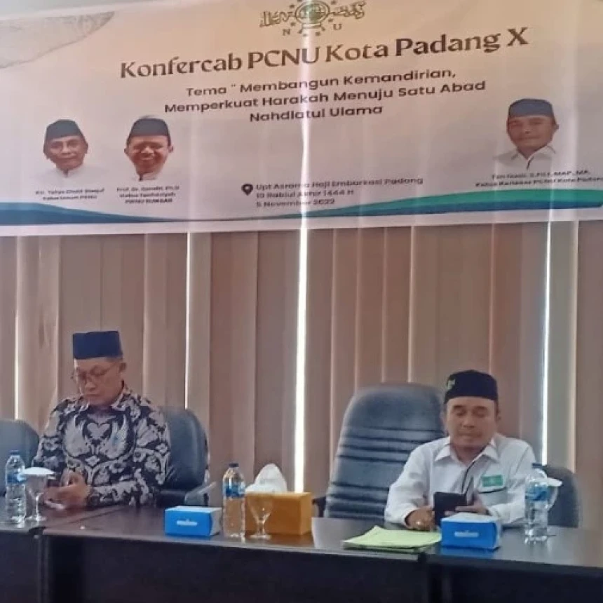 Konfercab Ke-10, Jamaril Tuanku Mudo-Hendri Yazid Nakhodai PCNU Padang