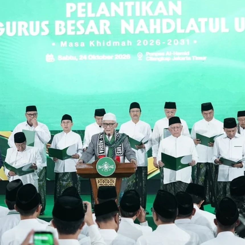 PBNU Masa Khidmah 2026-2031 Resmi Dilantik di Pesantren Al-Hamid Jakarta