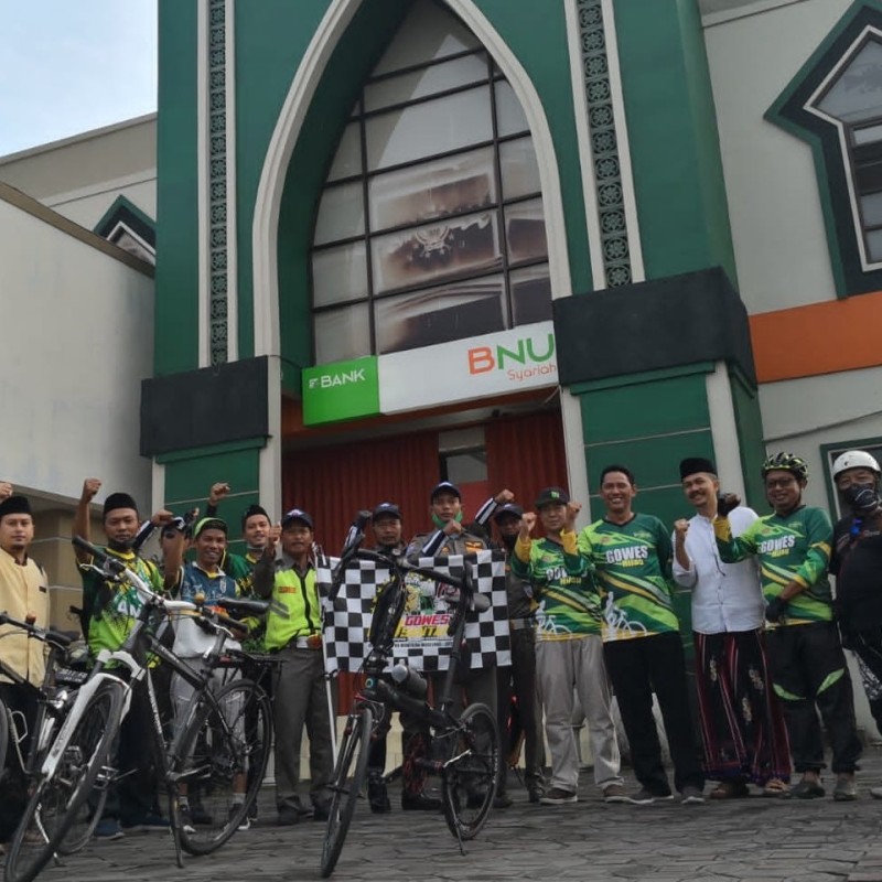 Gowes To Muktamar, Pemuda NU Magelang Kayuh Sepeda dari Muntilan ke Lampung