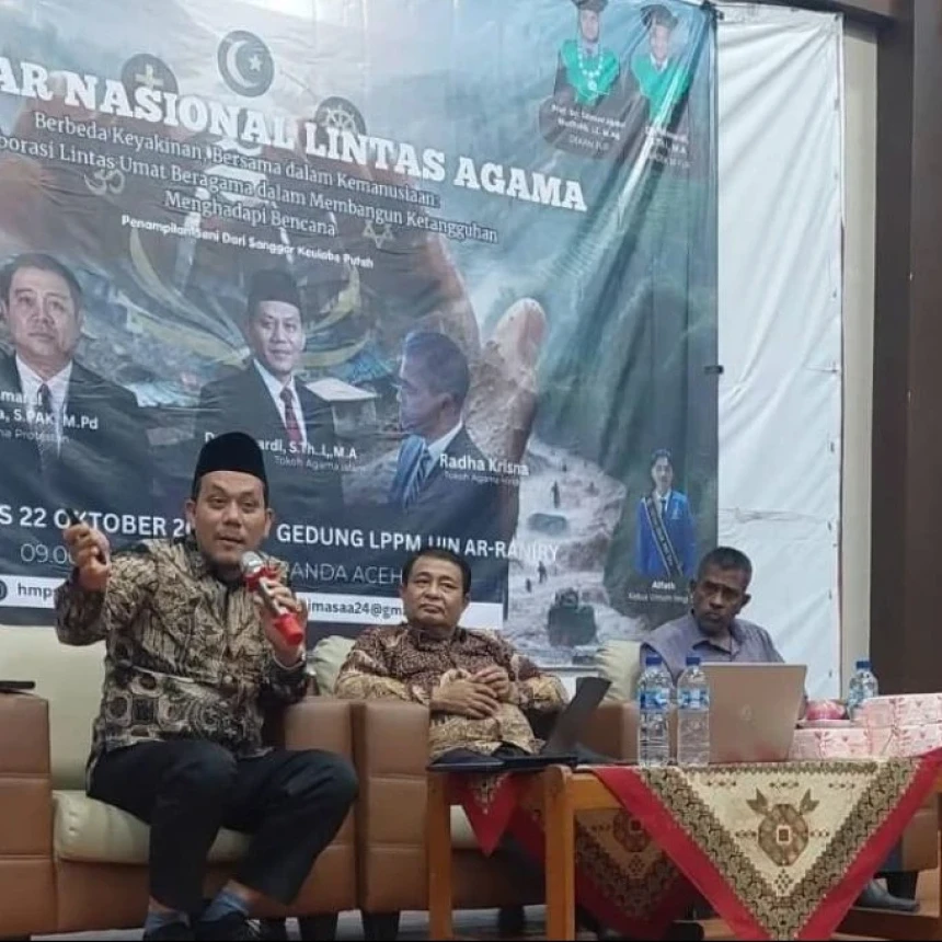 Seminar Lintas Agama di UIN Ar-Raniry Aceh Bahas Solidaritas Kemanusiaan Hadapi Bencana Alam