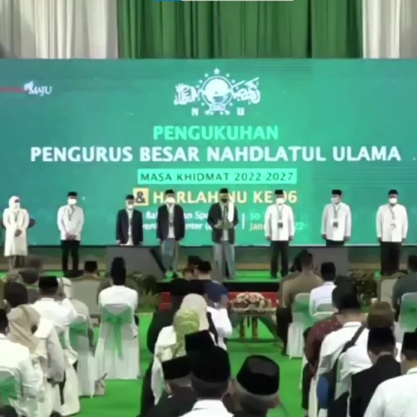 Pengurus PBNU 2022-2027 Resmi Dikukuhkan