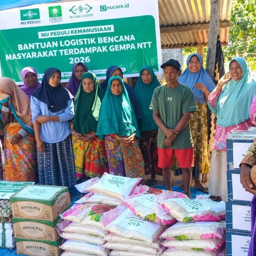 NU Peduli NTT Lanjut Salurkan Bantuan, Pemulihan Masjid Jadi Prioritas usai Gempa Flores