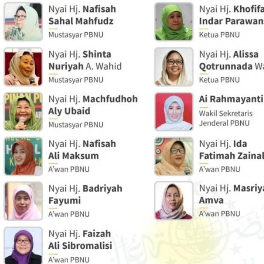 Perempuan di Kepengurusan PBNU dalam Kajian Ushul Fiqih