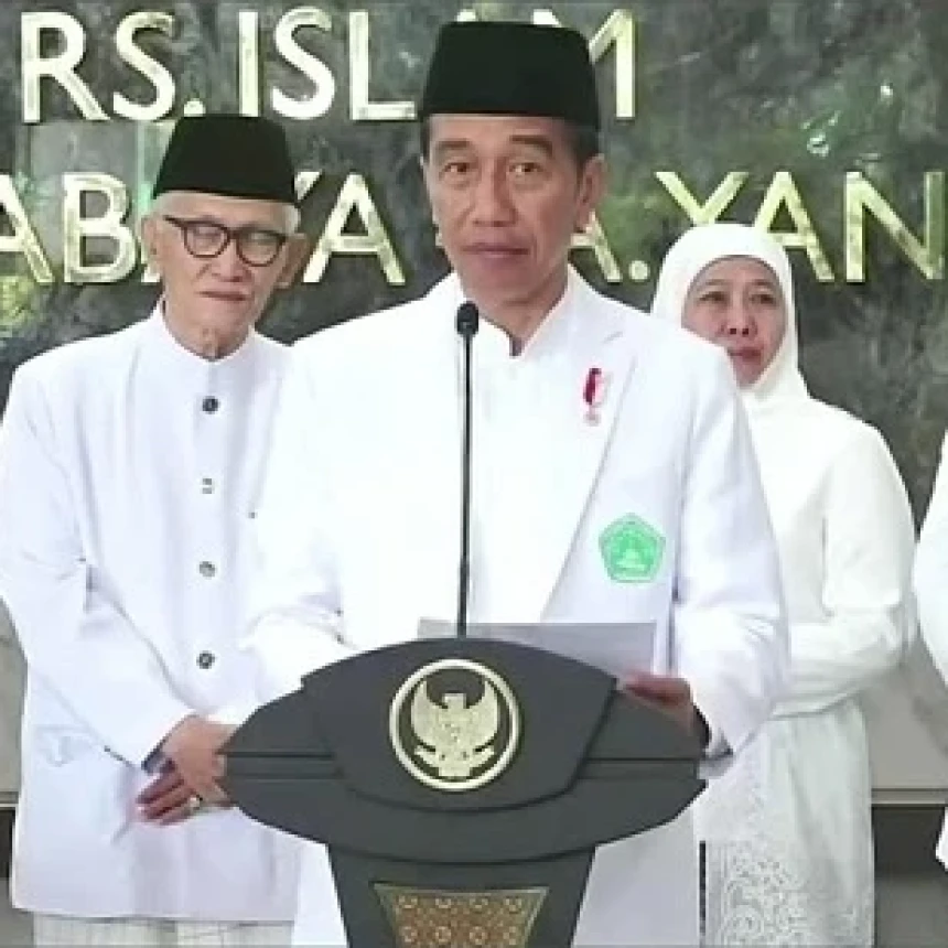 Presiden Jokowi dan PBNU Resmikan Tower RSI Ahmad Yani Surabaya