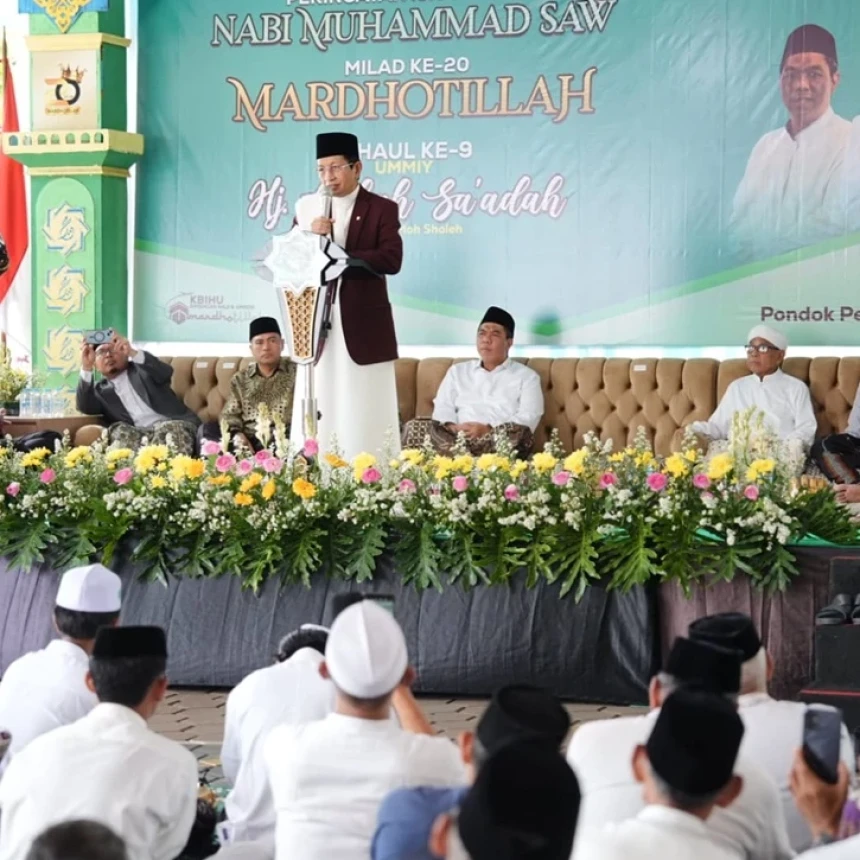 Menag di Pesantren Mardhotillah Jakarta: Pesantren Banyak Berkontribusi bagi Pembangunan Bangsa