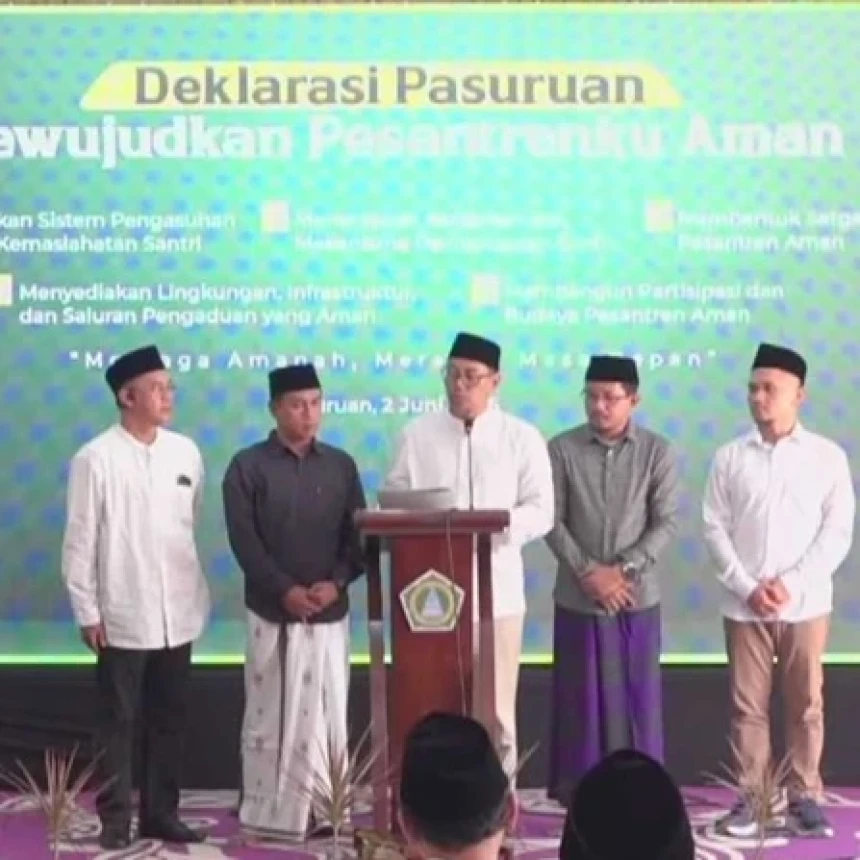 PBNU Deklarasikan Pesantrenku Aman, Dorong Pesantren Ramah Anak dan Bebas Kekerasan