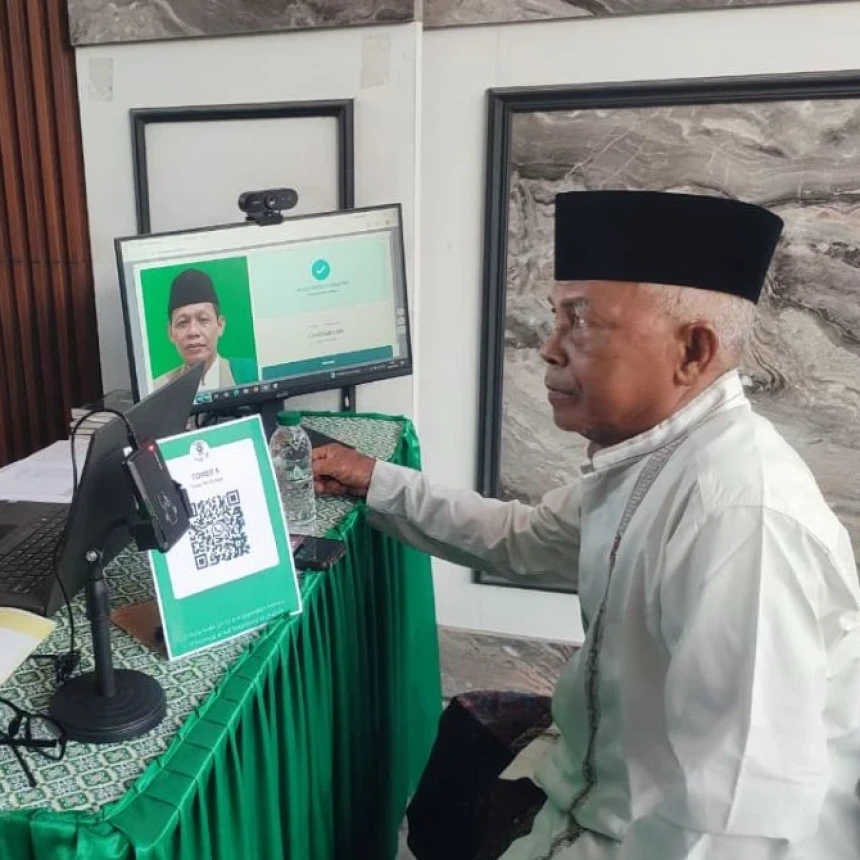 Rabu Siang, Muktamirin Mulai Berdatangan ke Tower 6 MTsN 3 Jombang untuk Registrasi Penginapan