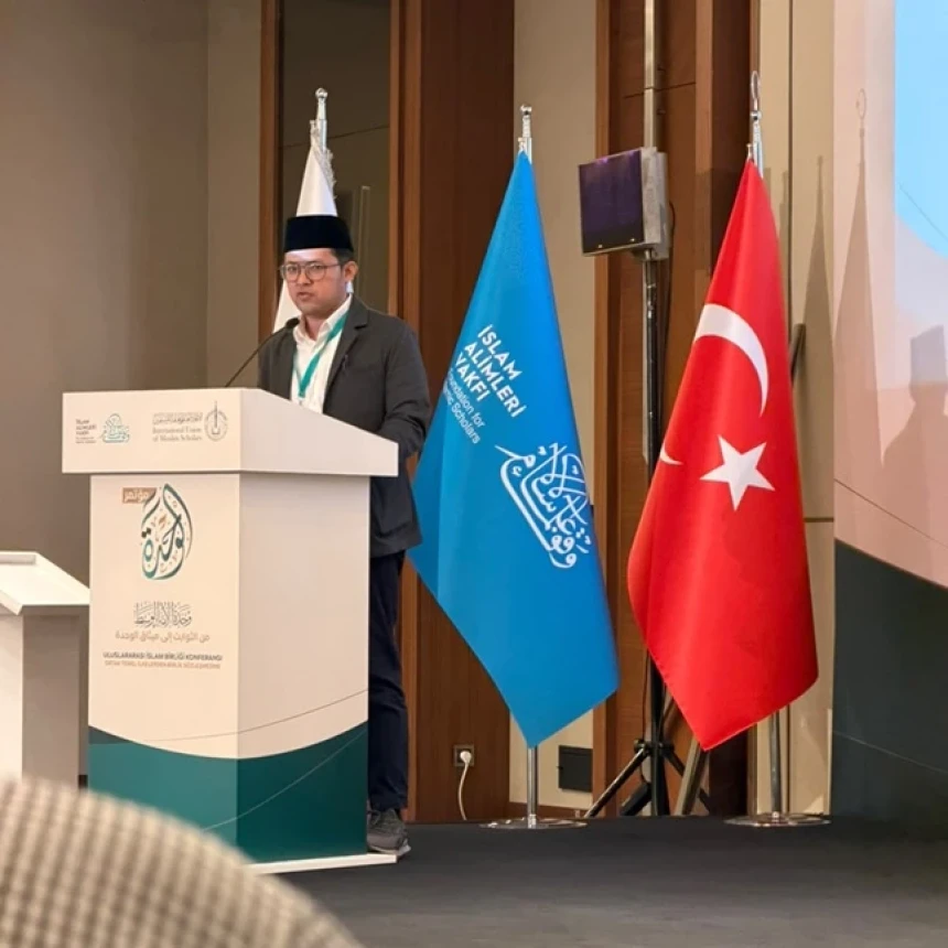 Di Istanbul, Katib Syuriyah PWNU Gorontalo Serukan Kepedulian terhadap Krisis Lingkungan dan Kemanusiaan
