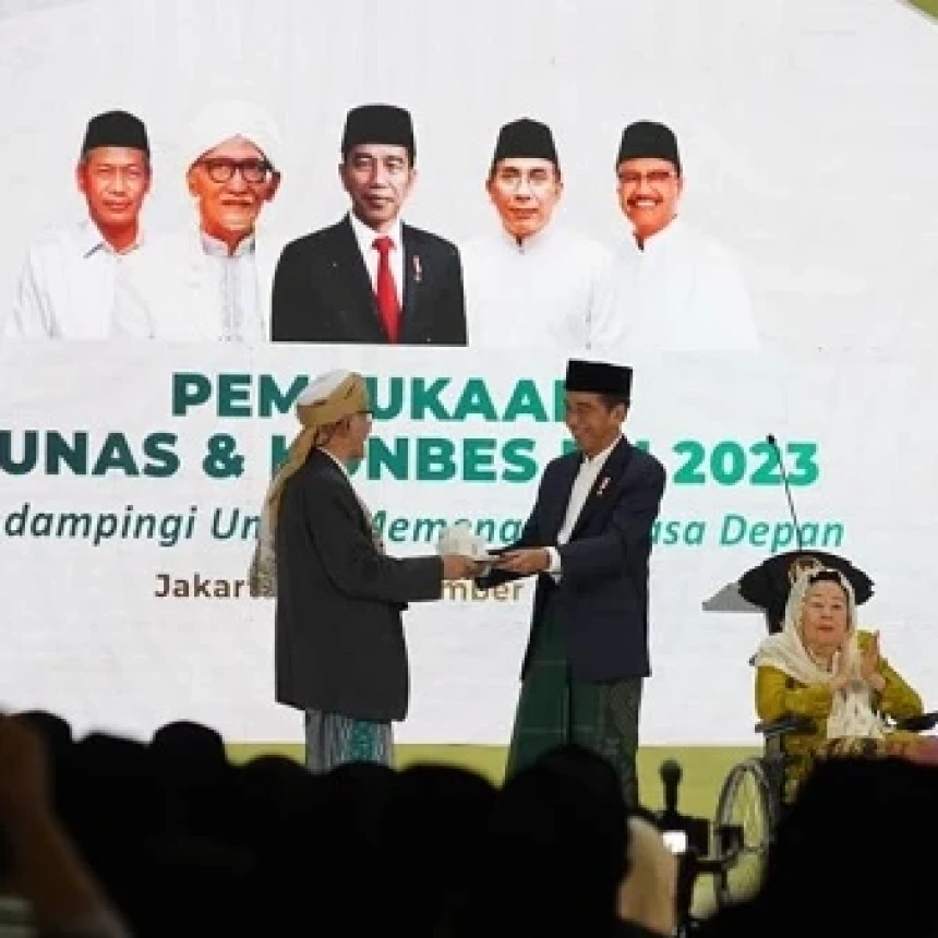 PBNU Terima Replika Gedung UNU Yogyakarta dari Presiden Jokowi
