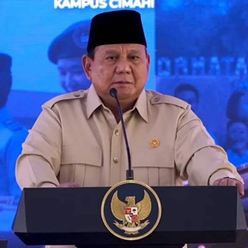 Prabowo Sebut Ada Kelompok yang Ingin Indonesia Terpecah