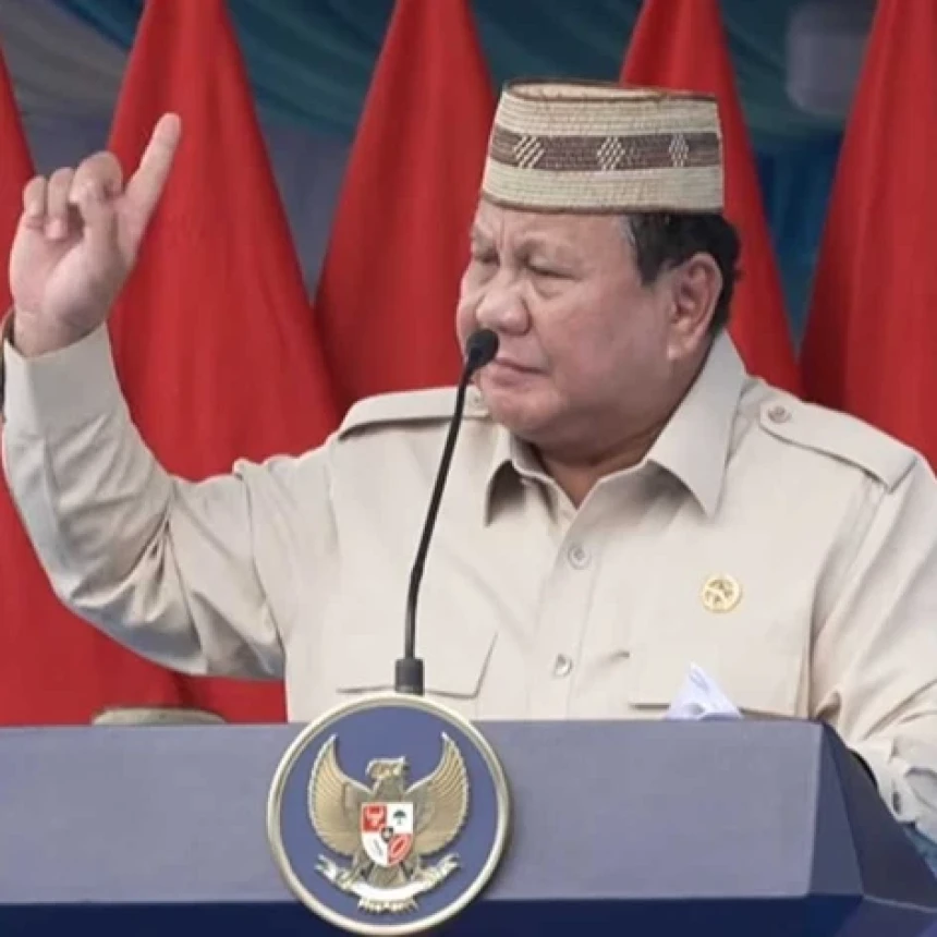 Presiden Prabowo Klaim Ada Pendanaan di Balik Sejumlah Aksi Demo