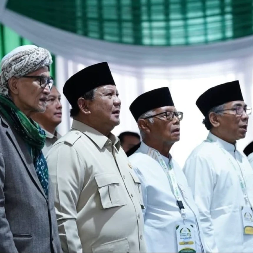 Di Penutupan Munas-Konbes NU, Prabowo Sampaikan Kebocoran Kekayaan Negara