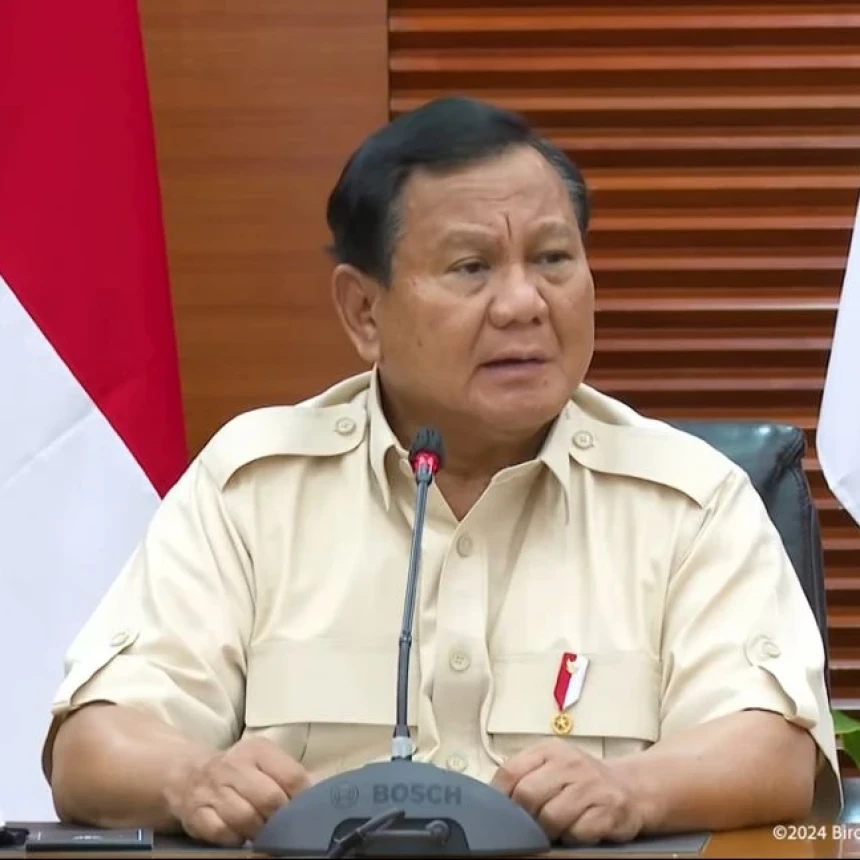 Pemerintah Resmi Tetapkan Kenaikan PPN 12 Persen, Prabowo: Hanya untuk Barang Mewah 