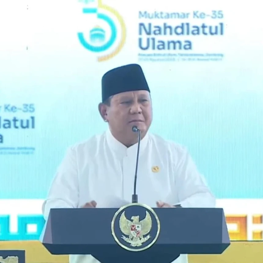 Presiden Prabowo Klaim Tak Atur Jalannya Muktamar Ke-35 NU