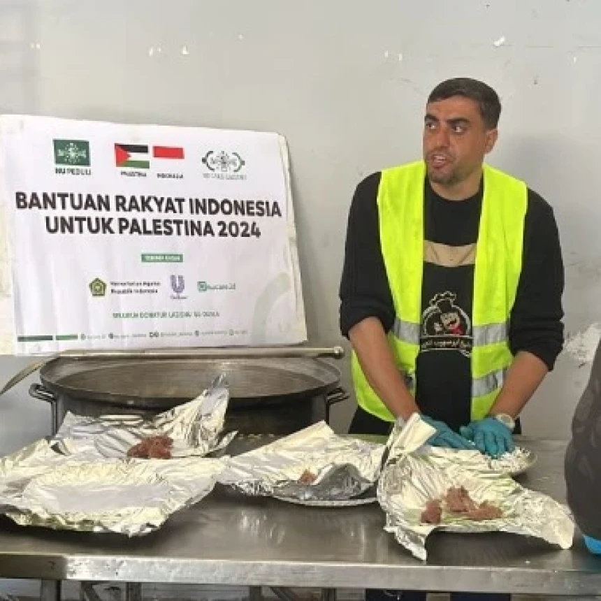 Proses Penyaluran Makanan dari NU Care-LAZISNU untuk Warga Jalur Gaza yang Krisis Pangan