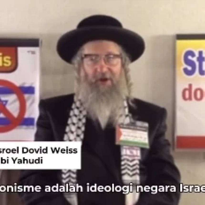 Rabi Yahudi Dovid Weiss Kritik Klaim Israel sebagai Negara Yahudi