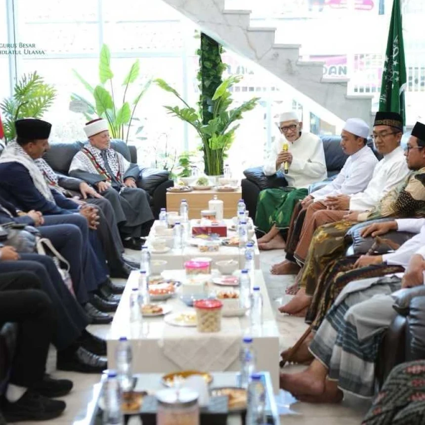 Rais Aam PBNU Sambut Kunjungan Tokoh Palestina: Selamat Datang di Rumah Saudara Anda