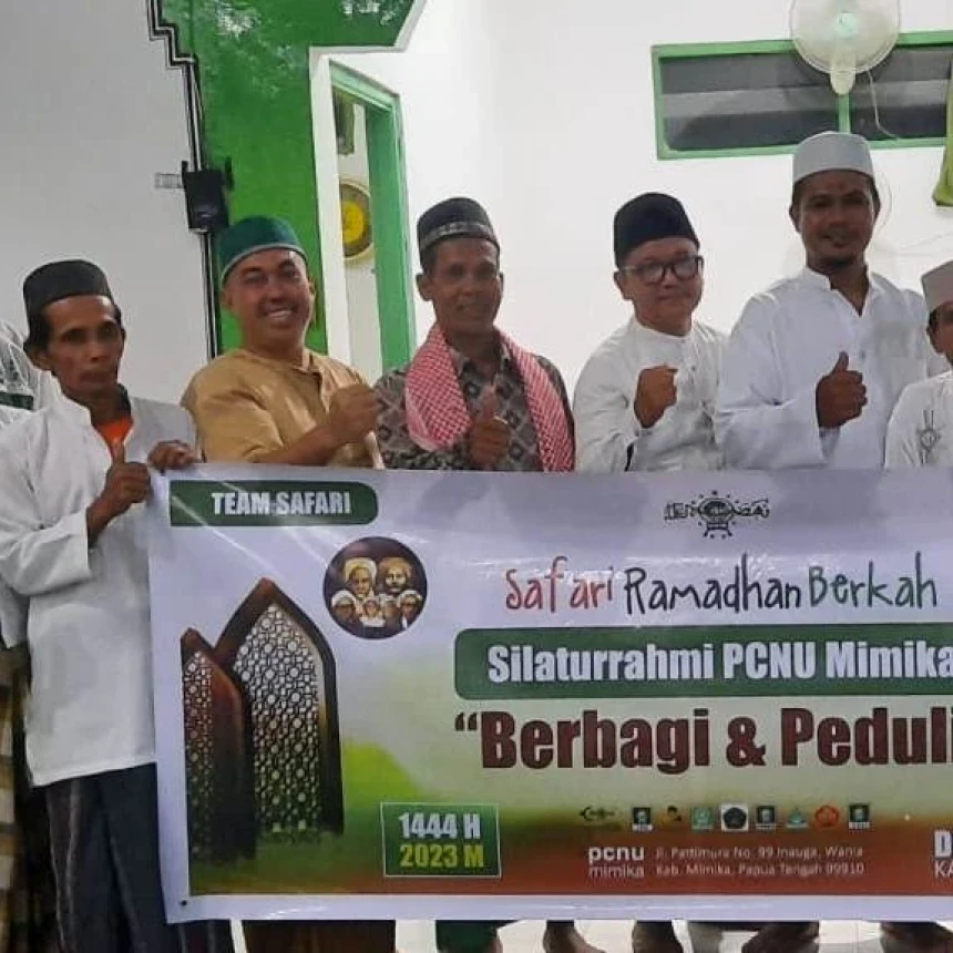 Safari Ramadhan PCNU Mimika Media Berbagi, Silaturahim, Menjaga Amaliyah NU
