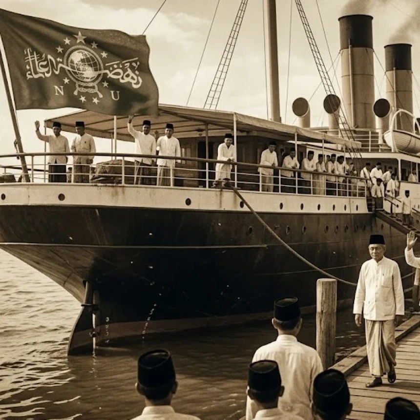 NU Ibarat Sebuah Kapal: Perjalanan Peserta Muktamar Ke-11 di Banjarmasin 1936