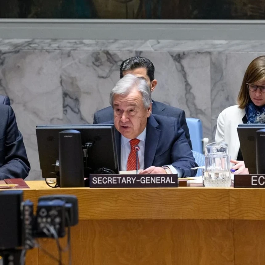 Sekjen PBB Gunakan Pasal 99 untuk Desak Dewan Keamanan Ambil Sikap atas Genosida Israel di Palestina