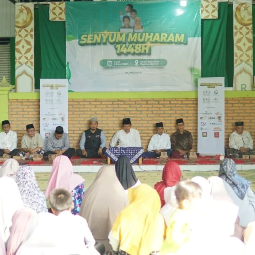 Senyum Muharam 1448 H: 100 Anak Yatim di Bantul Terima Santunan LAZISNU DIY
