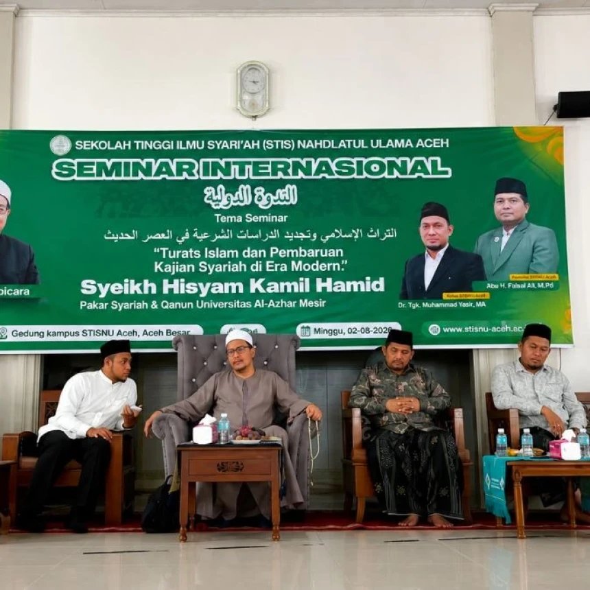 Seminar Internasional STISNU Aceh Hadirkan Pakar Al-Azhar, Perkuat Jejaring Akademik Global dan Pembaruan Kajian Syariah