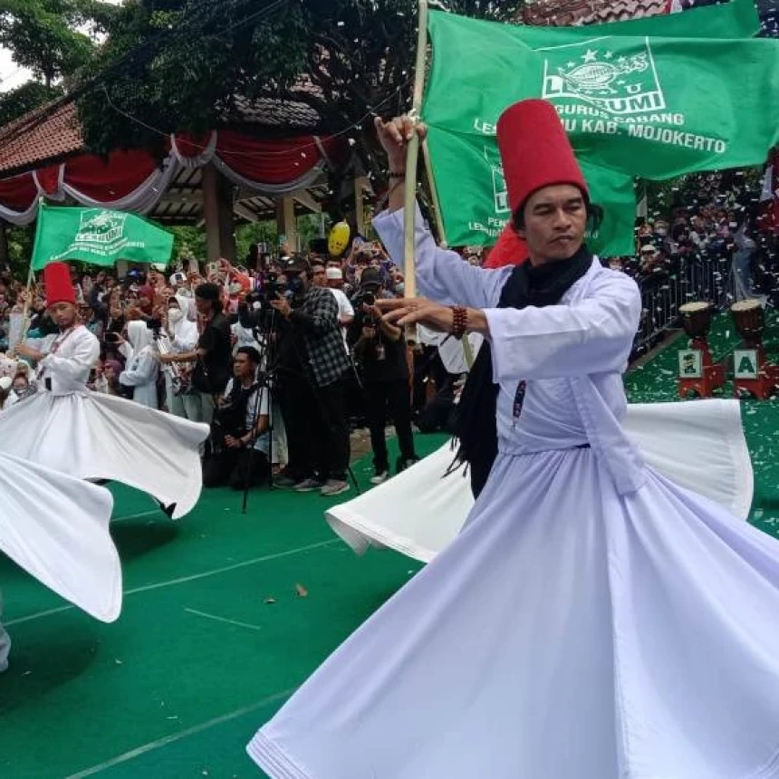 Tari Sufi Pecahkan Rekor MURI dalam Karnaval Budaya 1 Abad NU