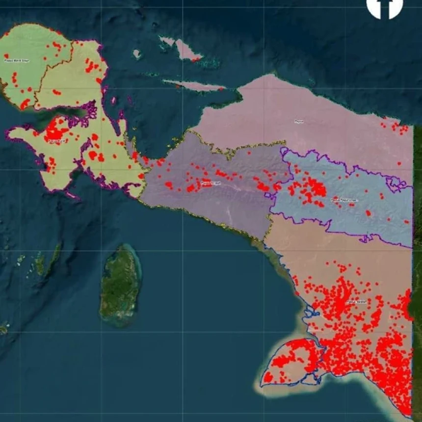 Walhi Temukan 8.324 Titik Panas di Papua, Kualitas Udara Sorong Tidak Sehat