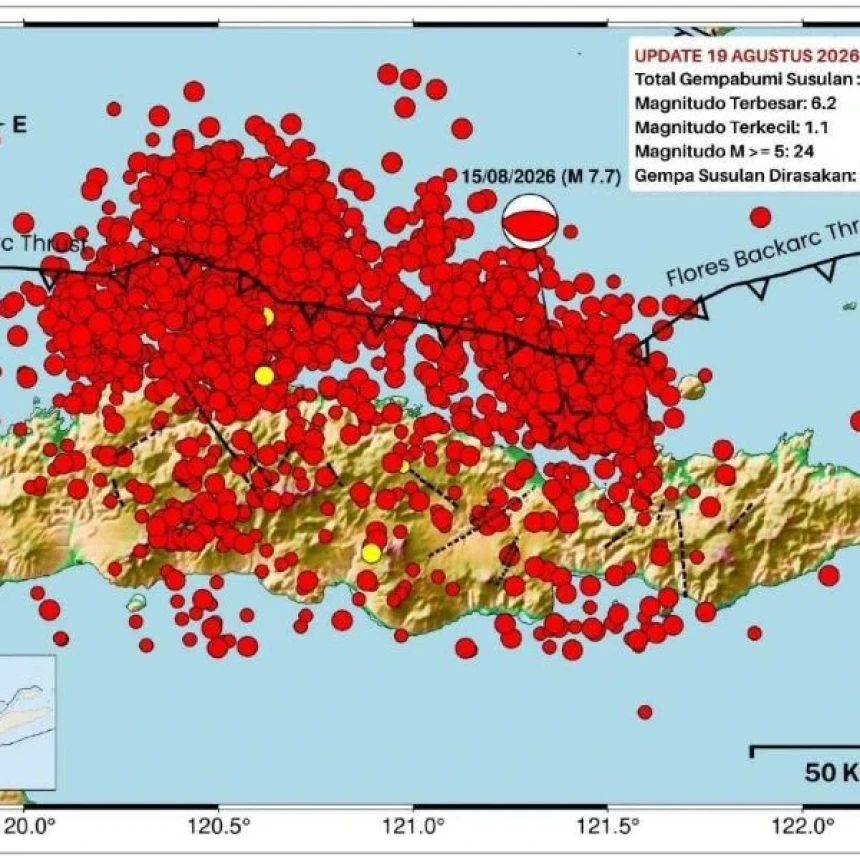 BMKG Catat 2.768 Gempa Susulan hingga Rabu Pagi, Warga Membutuhkan Trauma Healing