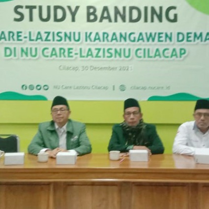 Tingkatkan Pengelolaan, NU Karangawen Demak Kunjungi LAZISNU Cilacap 