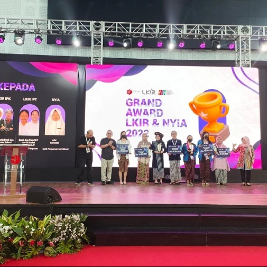 28 Siswa Madrasah Raih Penghargaan Lomba Karya Ilmiah dan National Young Inventors Award BRIN