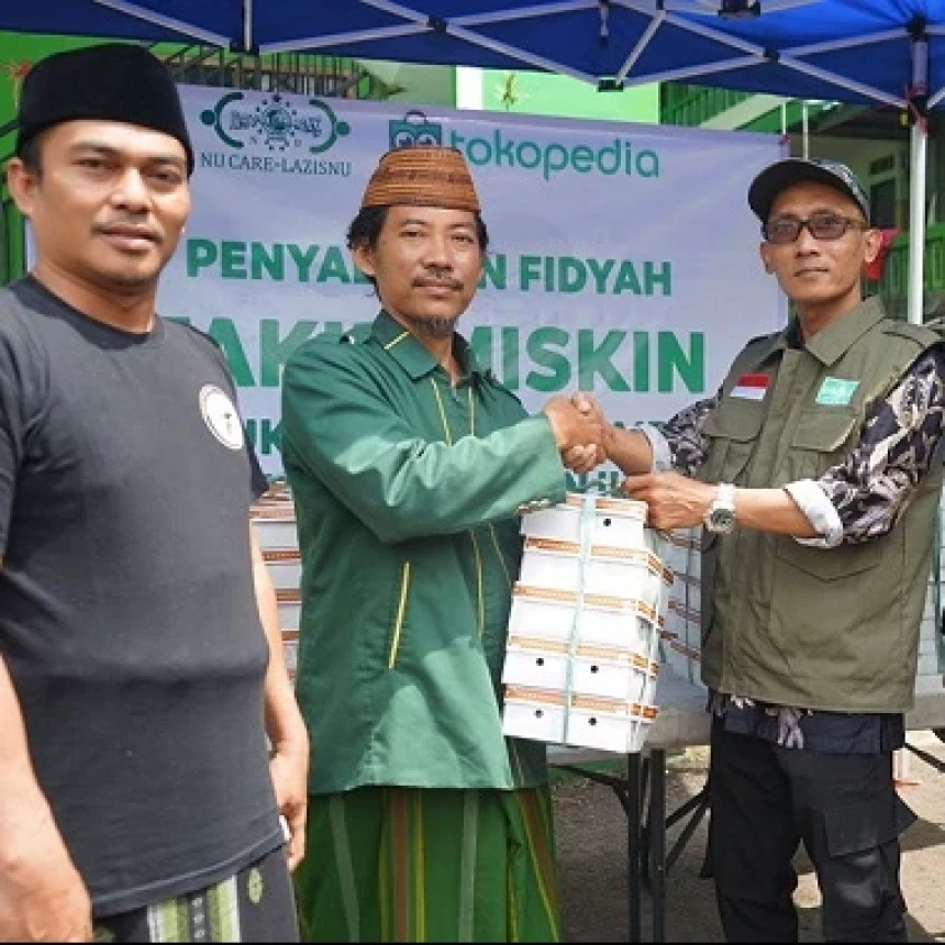 Tim NU Peduli Salurkan 500 Nasi Kotak untuk Warga Terdampak Gempa Cianjur