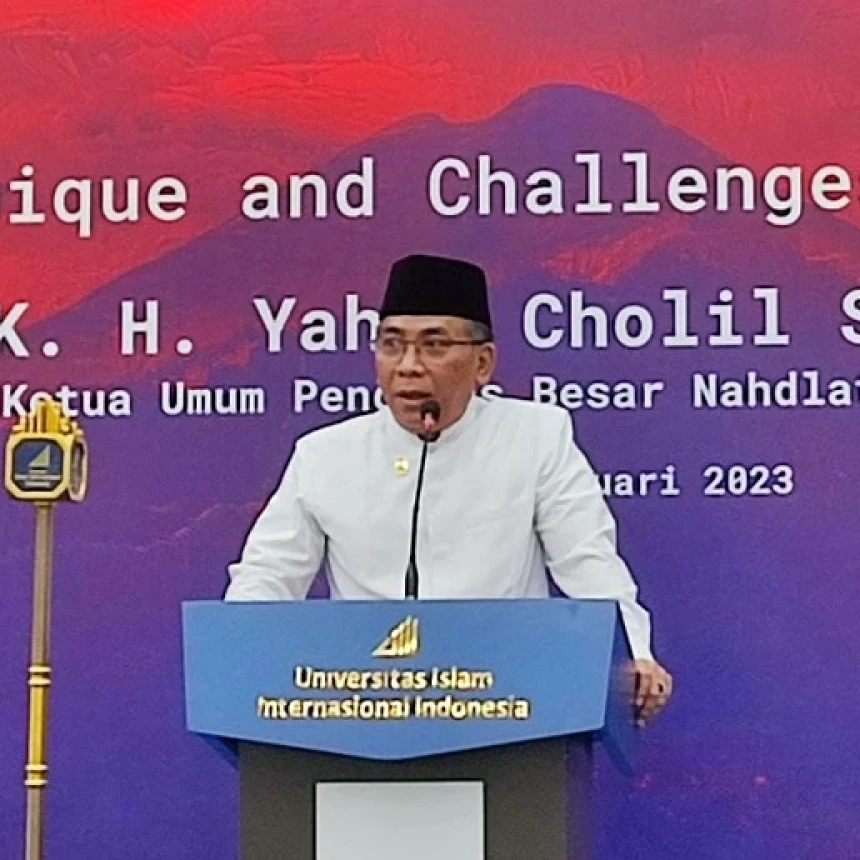 Gus Yahya Sampaikan Kuliah Umum di Universitas Islam Internasional Indonesia