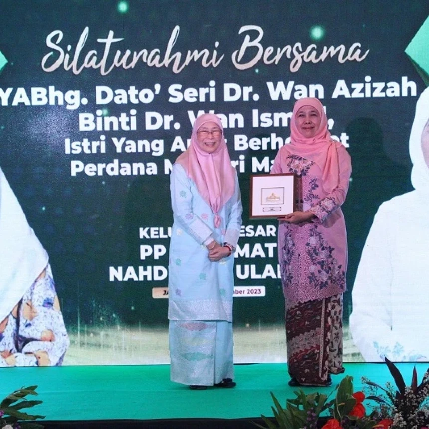 PP Muslimat NU Terima Silaturahim Istri PM Malaysia Wan Azizah Ismail di Kantor PBNU