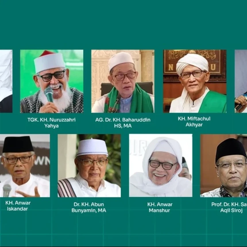 Tabulasi Rampung, Inilah 9 Kiai Sepuh Anggota AHWA Muktamar Ke-35 NU