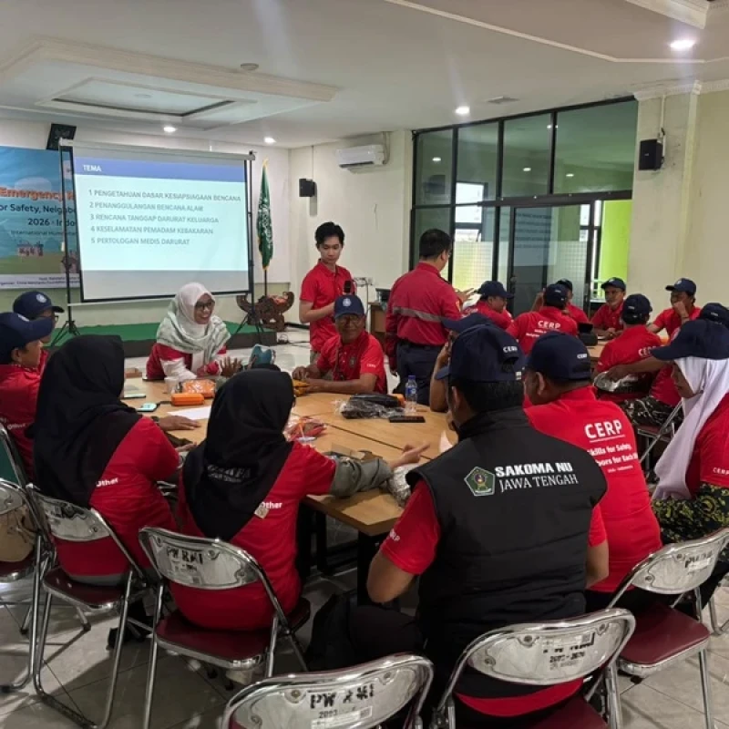 NU Peduli Jateng Perkuat Keterampilan Relawan Bencana