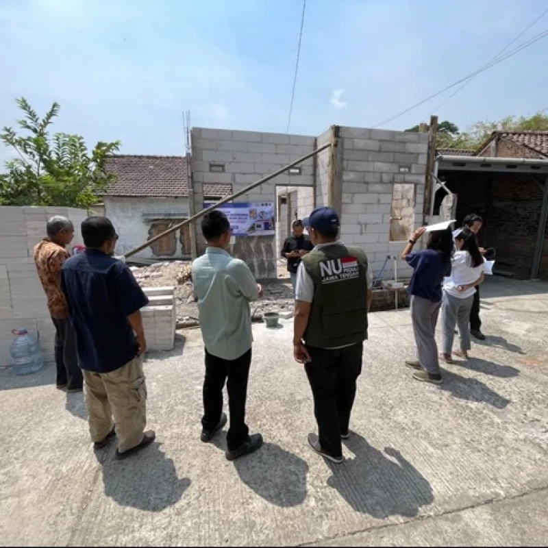 LAZISNU Jateng Targetkan Bangun 15 Rumah Layak Huni di Kudus Selesai Desember 2026