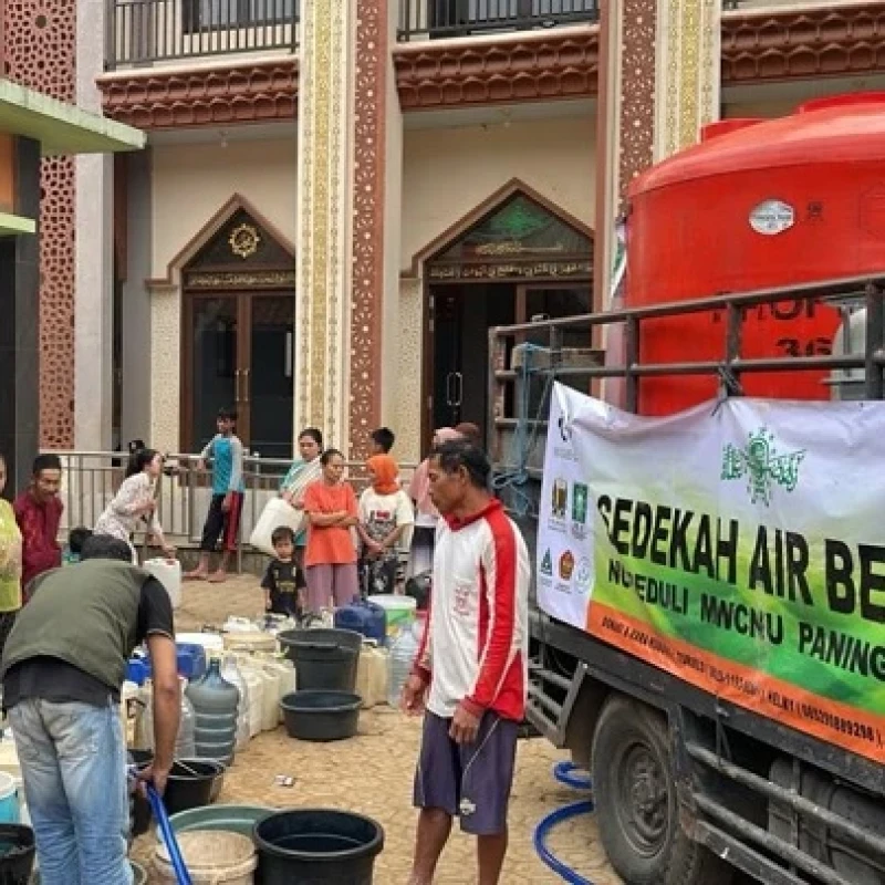 NU Peduli Pekalongan Salurkan Air Bersih untuk Ribuan Keluarga di 11 Kecamatan