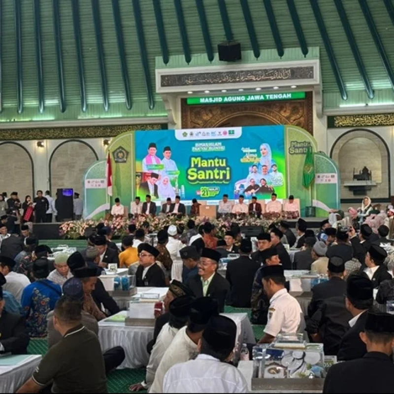 Peringati Hari Santri 2026, 62 Pasangan Santri Ikuti Nikah Massal dan Dapat Modal Usaha