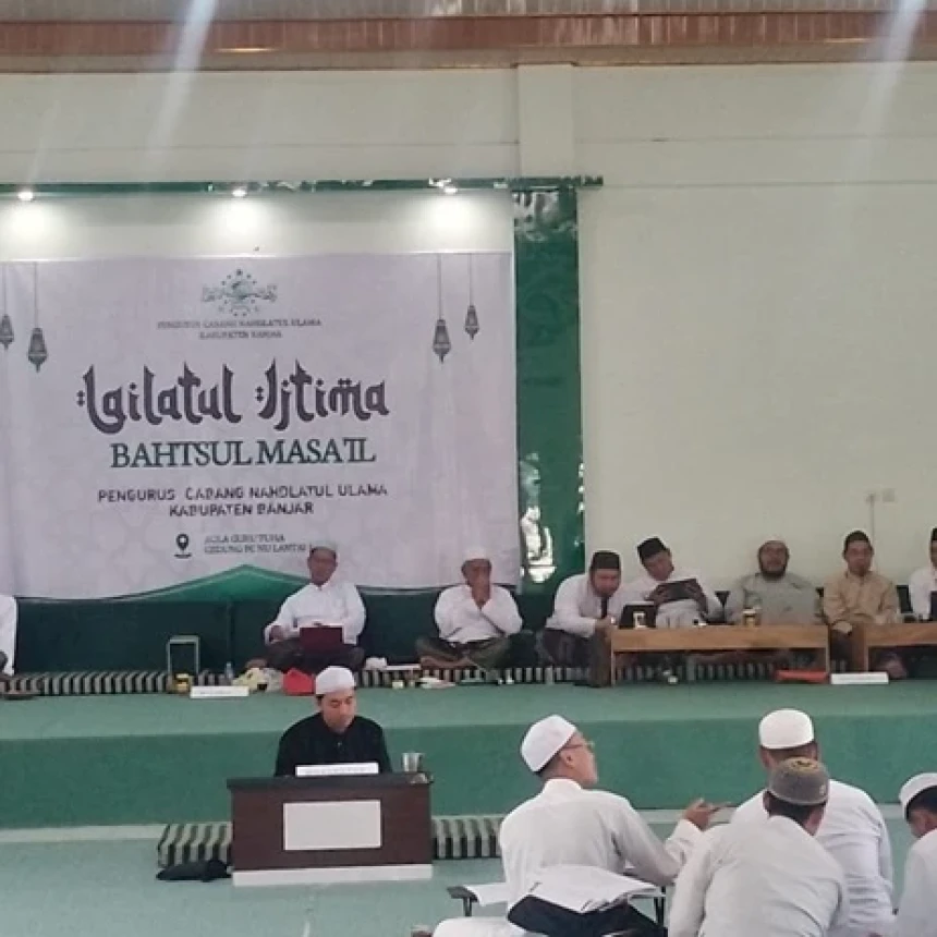 Konfercab Ke-15, LBM PCNU Kabupaten Banjar Gelar Bahtsul Masail Soal Zakat Pertambangan