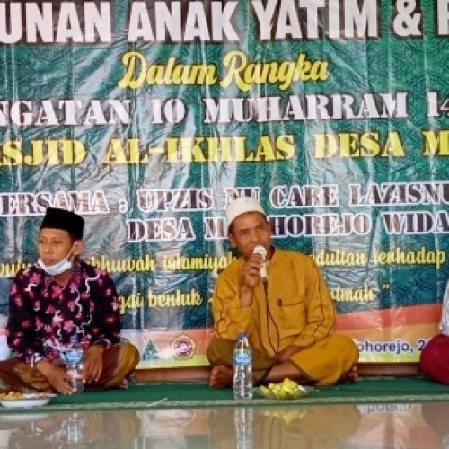 Sinergi Remaja Masjid dan LAZISNU di Tuban Santuni Yatim