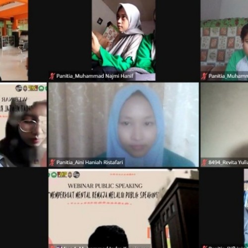 KKN Unisma Gelar Webinar Public Speaking di SMA Negeri 9 Malang