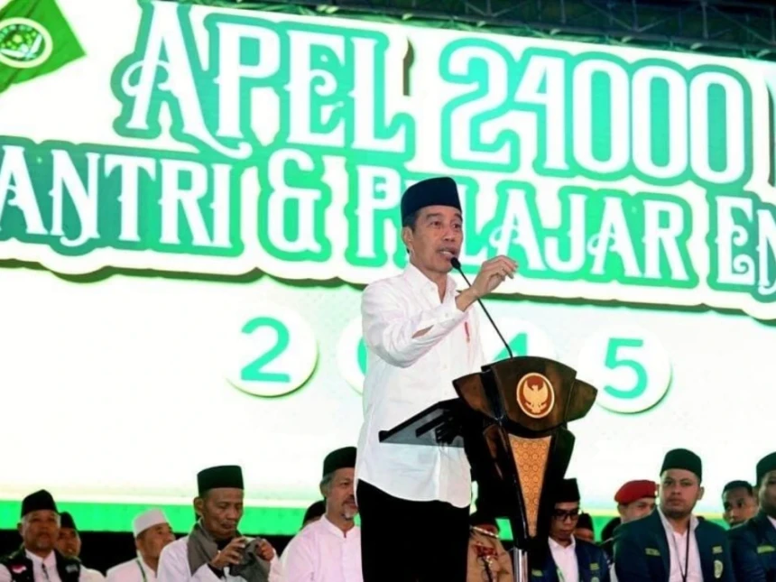 Presiden Joko Widodo Ajak 24 Ribu Kader IPNU Wujudkan Indonesia Emas 2045