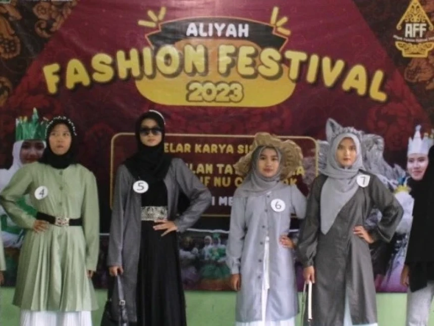 Aliyah Fashion Festival, Syarat Peroleh Sertifikat Keterampilan Tata Busana MA Ma'arif NU Cilongok Banyumas