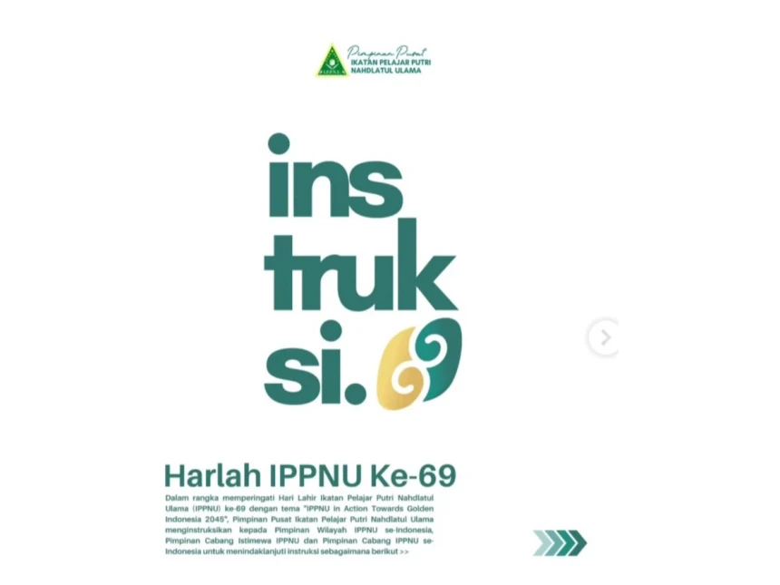 Peringati Harlah Ke-69, PP IPPNU Instruksikan Pengurus se-Indonesia untuk Lakukan 4 Hal Ini