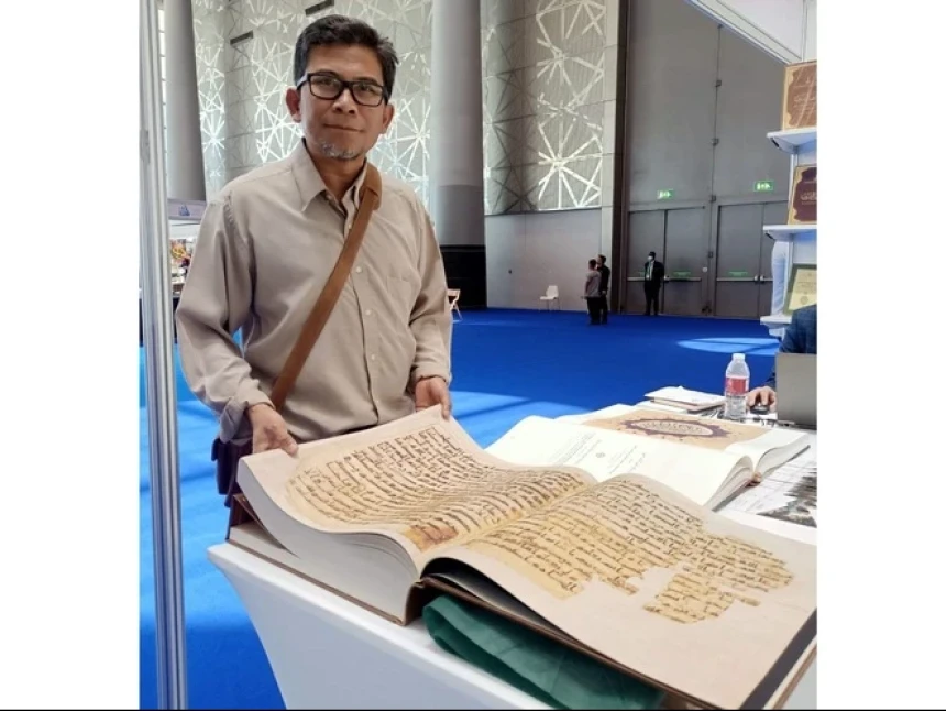 Salinan Al-Qur'an dari Masa Utsman bin Affan di Book Fair Qatar, Apa Keunikannya?