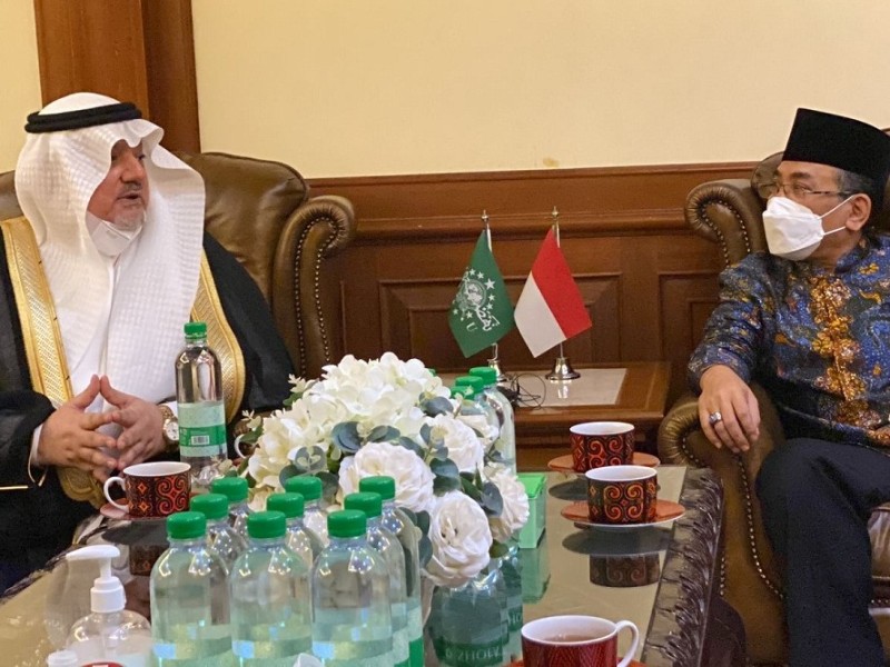 Bahas Perdamaian Dunia, Dubes Saudi Kunjungi PBNU
