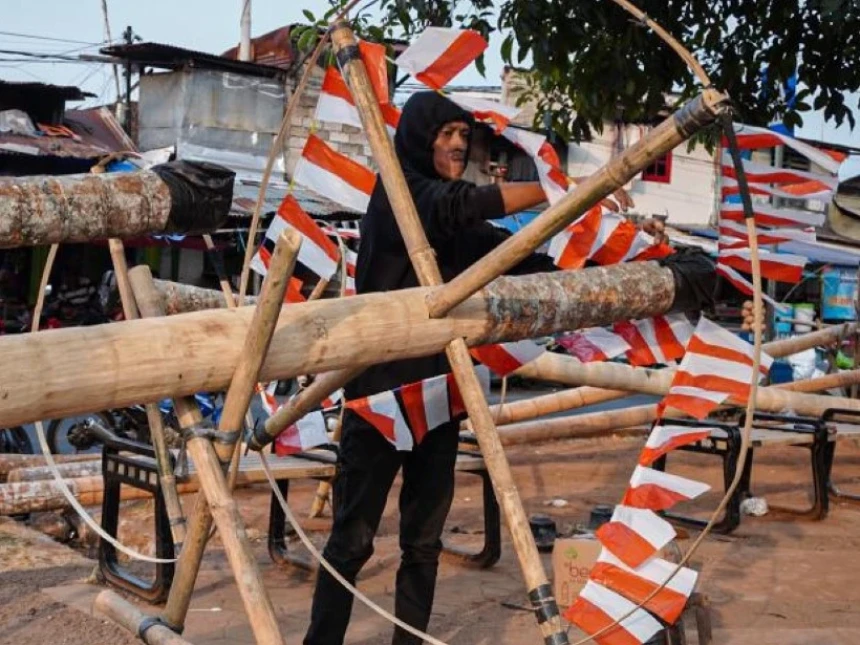 Cerita Pedagang Pohon Pinang di Jakarta Sepi Pembeli Jelang HUT Ke-78 RI